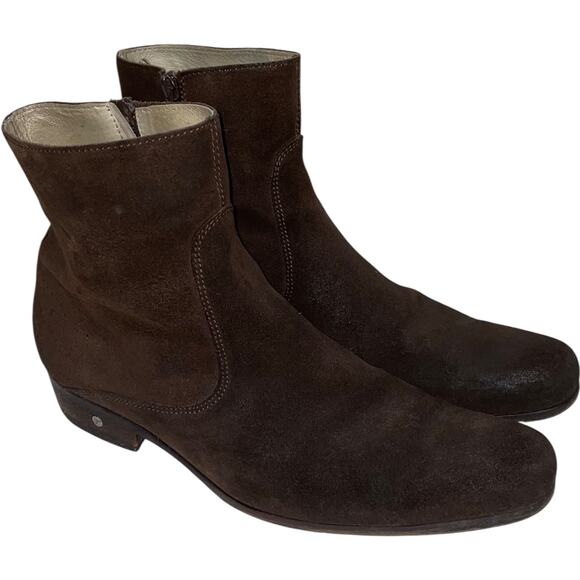 Ted Baker London Brown Suede Ankle Boots     Size: US 11 - Picture 1 of 8
